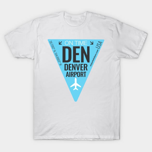 Denver airport T-Shirt by Woohoo